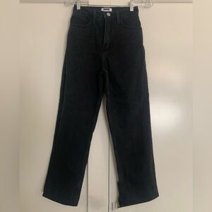 Frame wide leg jean